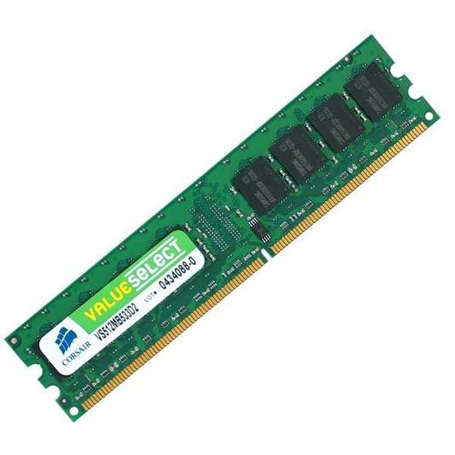 Corsair ValueSelect - Mémoire - DDR2 512 Mo PC4200 (VS512MB533D2)