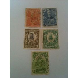 Lot De 5 Timbres Politique Haïti