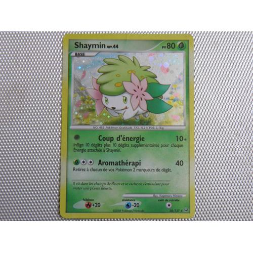 Pokemon - Shaymin Niv.44 - 38/127 Holo Rare - Platine