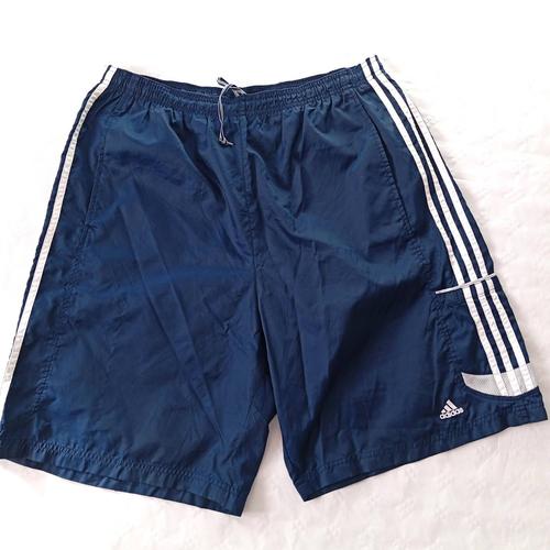 Adidas Short De Sport Pour Homme, Taille Xl. Couleur Bleu.