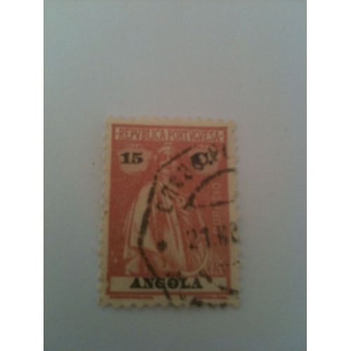 Timbre De L'époque De La Colonisation Angola