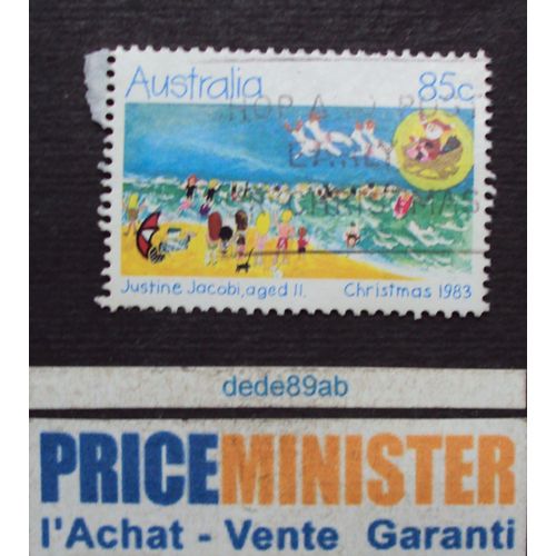 Australie.. 85c Australia . Justine Jacobi,Aged I I . Christmas (Noël) 1983 . Oblitéré.