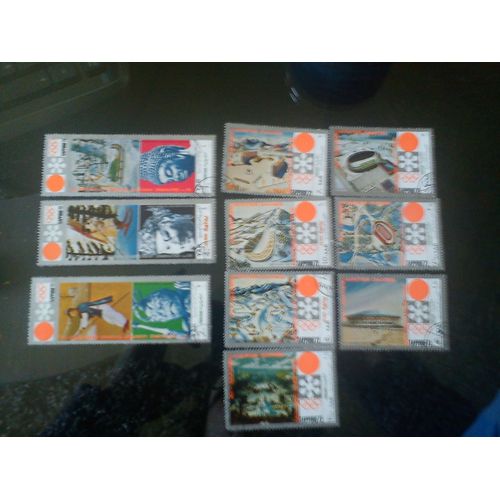 Lot 10 Timbres Jo Sapporo 72