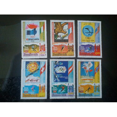 Lot 9 Timbres Jo Innsbruck 1976