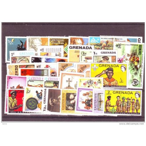 Lot De 30 Timbres Divers Oblitèrès De Grenada