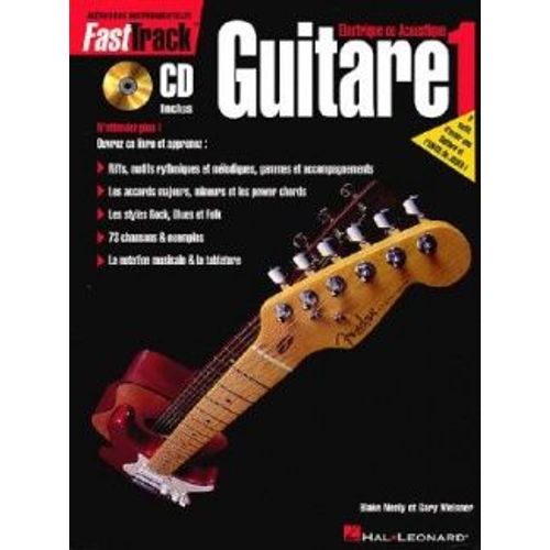 Fasttrack Guitar Method - Book 1 - French Edition (Book/Online Audio)
