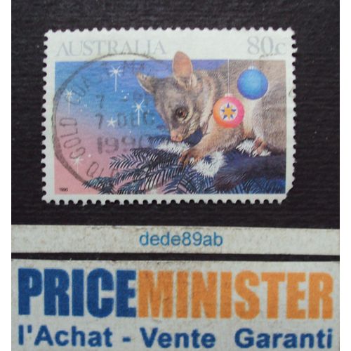Australie.. 80c Australia . Noël 1990 . Oblitéré.