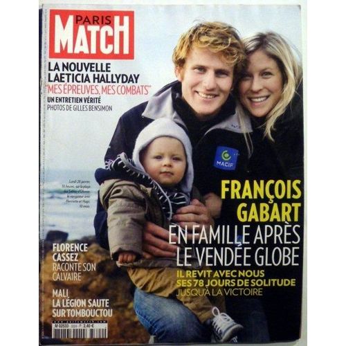 Paris Match 3324 - François Gabart, En Famille Après Le Vendée Globe
