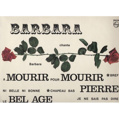 À Mourir Pour Mourir / Nantes / Pierre / Le Bel Âge / Au Bois De Saint-Amand / Paris 15 Août / Sans Bagages / Ni Belle Ni Bonne / Bref / Etc. (Lp Original Biem Mono)