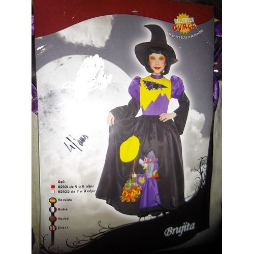 Deguisement Enfant  Sorciere  10/12 Ans