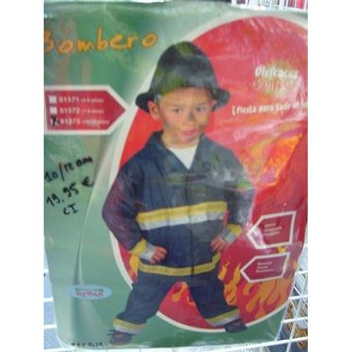Costume Enfant Pompier 10/12 Ans