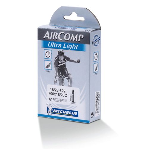 Chambre 700 18/25x622 V/Presta 60mm A1 Air Comp Ultra Light Michelin