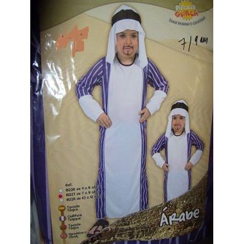 Costume Enfant Prince Arabe 7/9 Ans