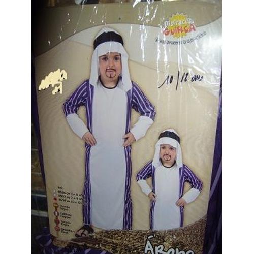 Costume Enfant   Prince Arabe 10/12 Ans