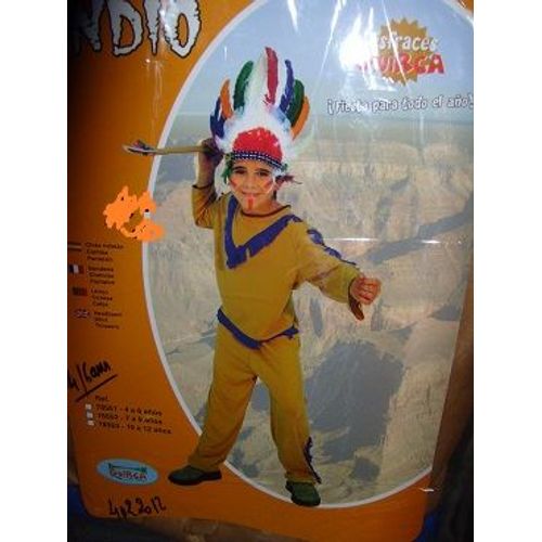 Costume Enfant Indien 4/6 Ans