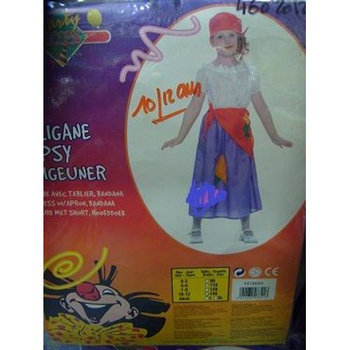 Costume Enfant Gitane 10/12 Ans