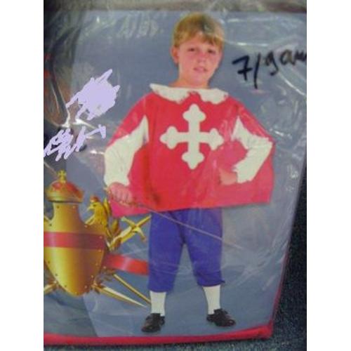 Costume Enfant Mousquetaire 7/9 Ans