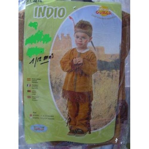 Costume Enfant Indien  1 / 12 Mois