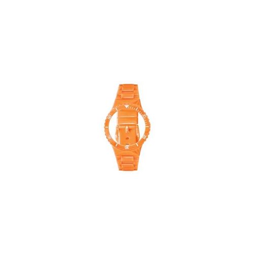 Bracelet Yot Orange Clair-Chiffre Lunette Blanc - .