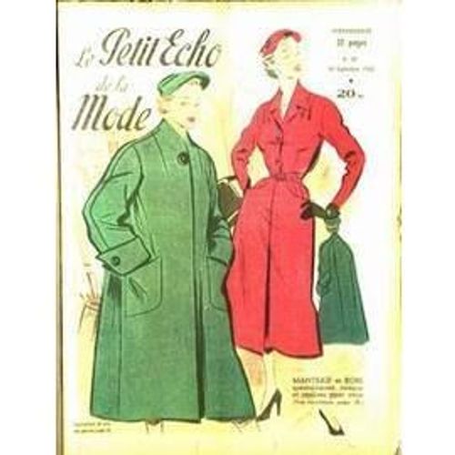 Le Petit Echo De La Mode N°39 De 1952