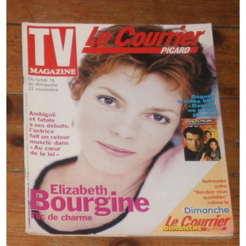 Tv Le Courrier Picard Mireille Darc 1/2p/ Bernard Tapie 1/3p/ Clooney 1/3p/ Elizabeth Bourgine 1.5p/ Jean Claude Bouttier 1/2p/ Articles Photos Johnny Clegg , Elodie Bouchez, Virginie Peignien, Guy Montagné, Madonna 16735