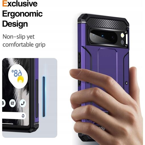 Coque Double Google Pixel 8 Pro Avec Support, - 3