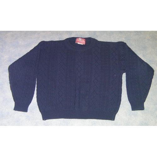 Pull Bleu Marine - Taille 7/8 Ans