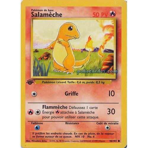 Pokémon - Salamèche - Set De Base 46/102