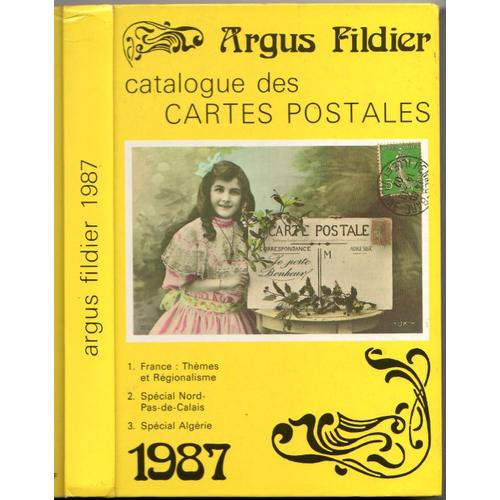 Argus Fildier Catalogue Des Cartes Postales 1987