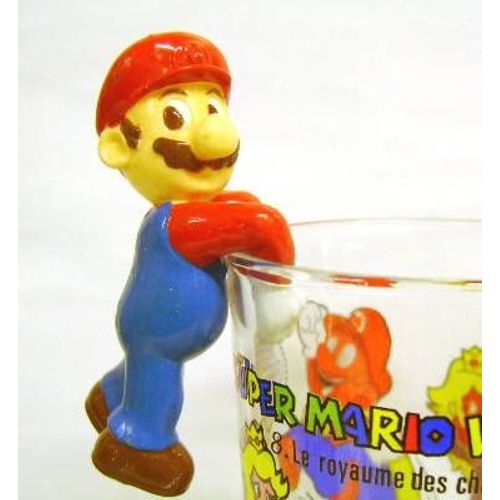 Nintendo Universe - Mario Bros. - Figurine Pvc Kellogs - Mario (Accroche Verre Par Le Ventre)