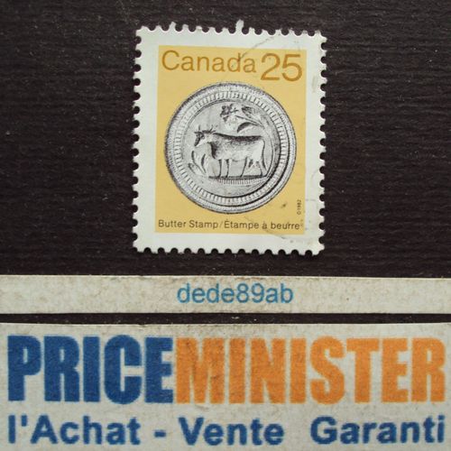 Canada.. 25 . Vieux Ustensiles : Butter Stamp / Etampe À Beurre . Oblitéré.