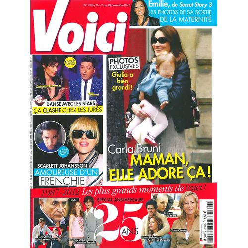 Voici 0.1306 Carla Bruni Sarkozy & Giulia (Photos Exclusives) Scarlett Johansson (Scoop)
