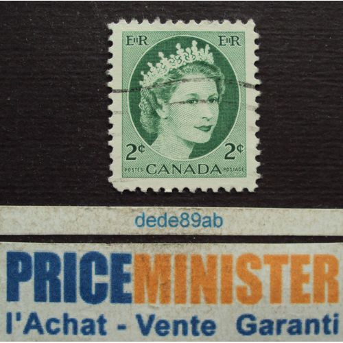 Canada.. 2 Cents . La Reine Elisabeth I I . Oblitéré.