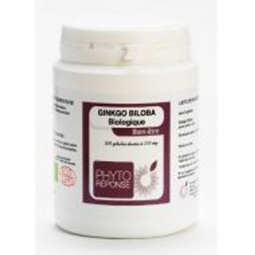Ginkgo Biloba Bio 200 Gelules Phytoreponse 