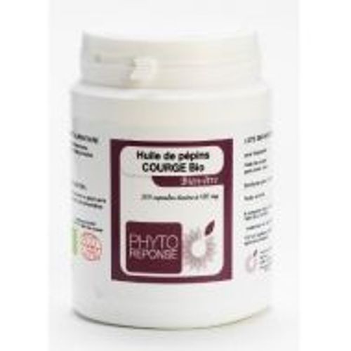 Huile Pepins De Courge Bio 200 Capsules Phytoreponse 