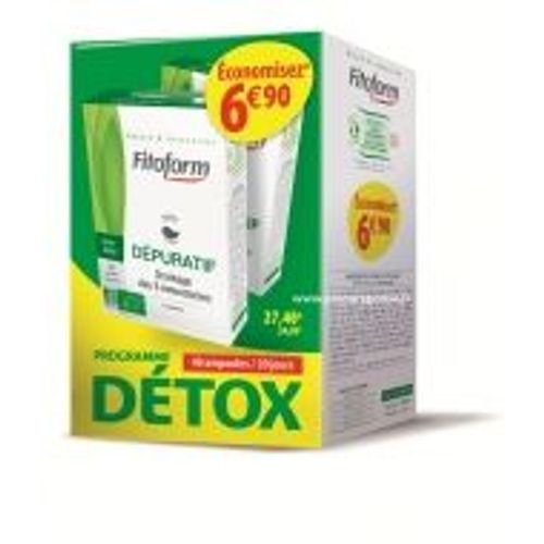 Depuratif Bio - Cure Detox 40 Ampoules Bio - Fitoform 