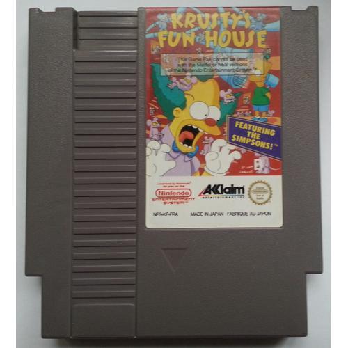 Krusty's Fun House Nes Nintendo Nes