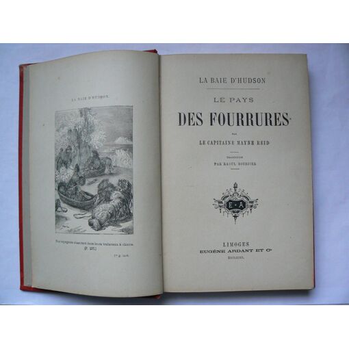 Livre "La Baie D'Hudson" Par Mayne-Reid - Traduction Nouvelle Paris - Bel Exemplaire