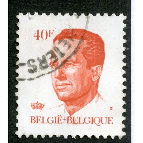 Timbre Oblitéré België Belgique, 40 F