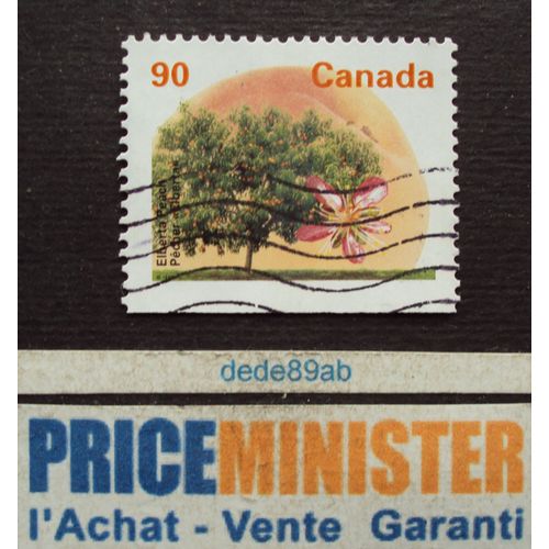Canada.. 90 . Arbres Fruitiers : Elberta Peach / Pêcher "Elberta" . Oblitéré.
