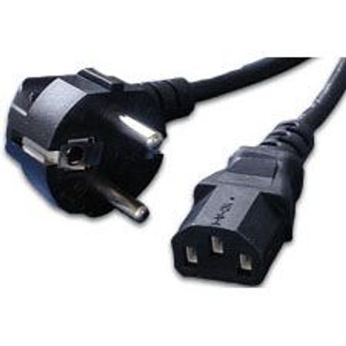 Câble d'alimentation pour PC, moniteur, onduleur ,TV , imprimante et  console de jeux (2m)(NF-USE 3x1.0mm2 300/500V 10A/250V)