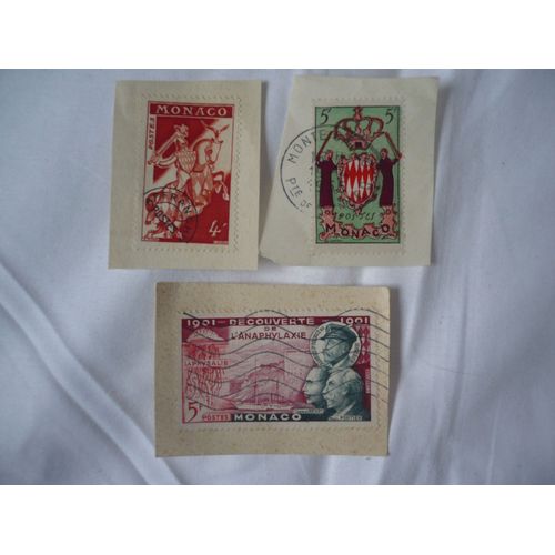 Timbre De Monaco Oblitérés