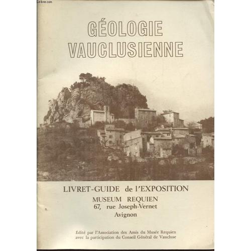 Geologie Vauclusienne Livret Guide De L Exposition