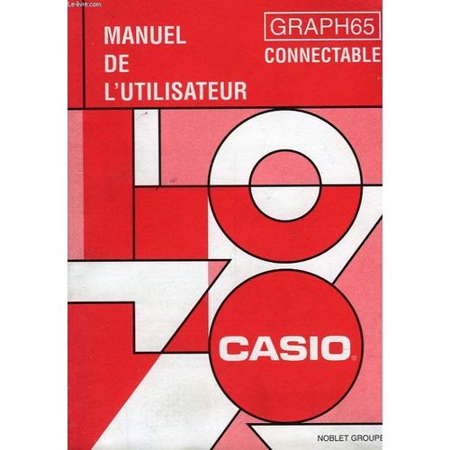 Manuel De L'utilisateur Casio Graph 65