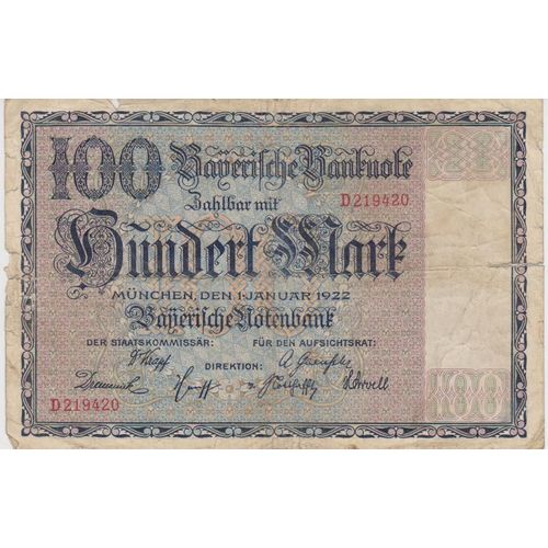 100 Bayerische Notenbank