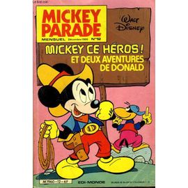 Mickey Parade, Mensuel N°12, Decembre 1980. Mickey Ce Heros ! Et Deux Aventures De Donald.