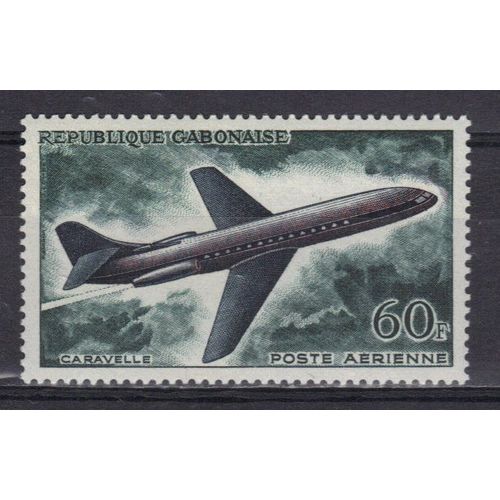 Gabon 1962 Poste Aerienne : Evolution Des Transports Aériens : Caravelle - Timbre Neuf *