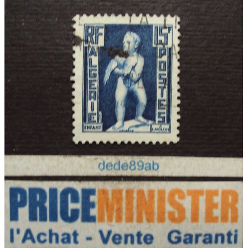 Algérie - R F .. 15 F . L' Enfant À L' Aiglon . Oblitéré.