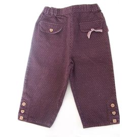 Pantalon Prune A Petits Pois Sergent Major 18 Mois
