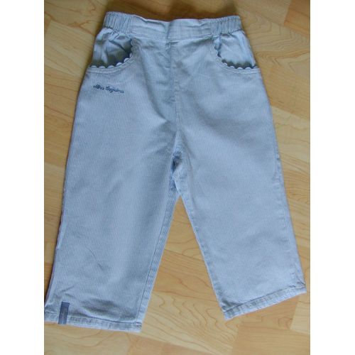 Pantalon Bleu Grain De Blé 18 Mois